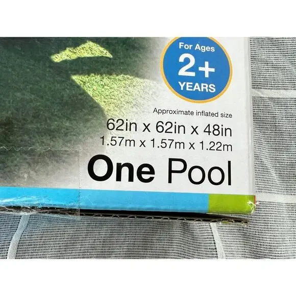 Intex Sunshade Inflatable Pool, 1 pool, portable swimming 62inx62inx48in - Picture 5 of 7
